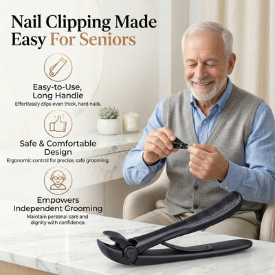 Getinhalux® Nail Clipper for Seniors | Cuts Thick Nails With Less Effort