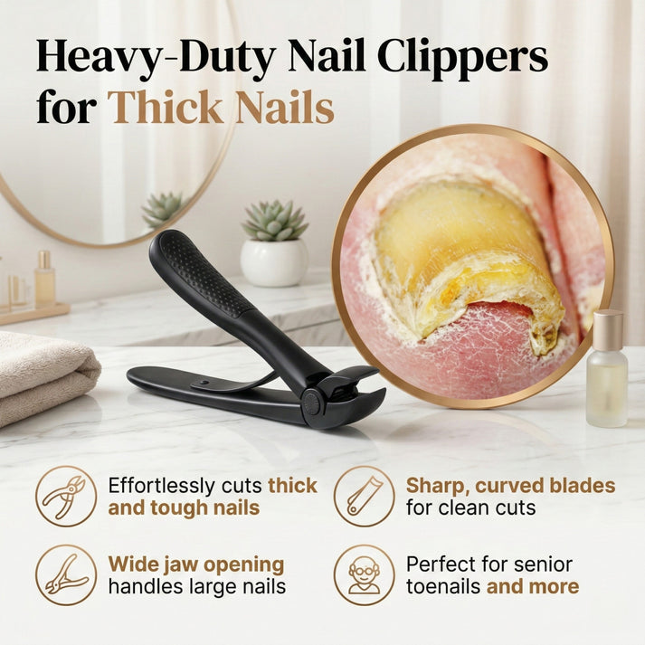 Getinhalux® Nail Clipper for Seniors | Cuts Thick Nails With Less Effort